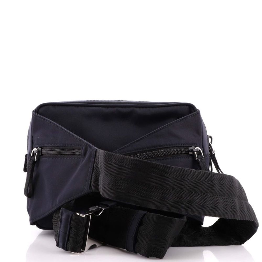 Prada Montagna Belt Bag Tessuto Small Blue - Picture 3 of 6